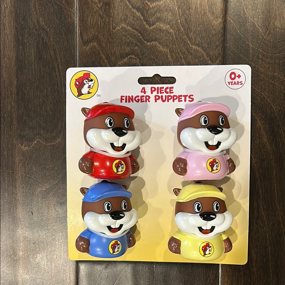 Buc-ee’s 4 Piece Finger Puppet Set